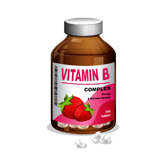 Vitamin B supplements for hormone balance